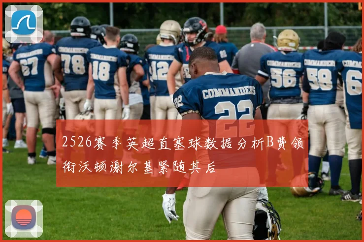 2526赛季英超直塞球数据分析B费领衔沃顿谢尔基紧随其后